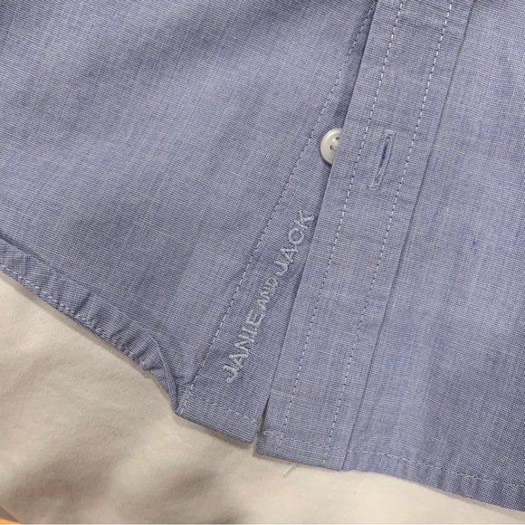 Janie and Jack light blue button down dress shirt - 12-18 months - Picture 4 of 4